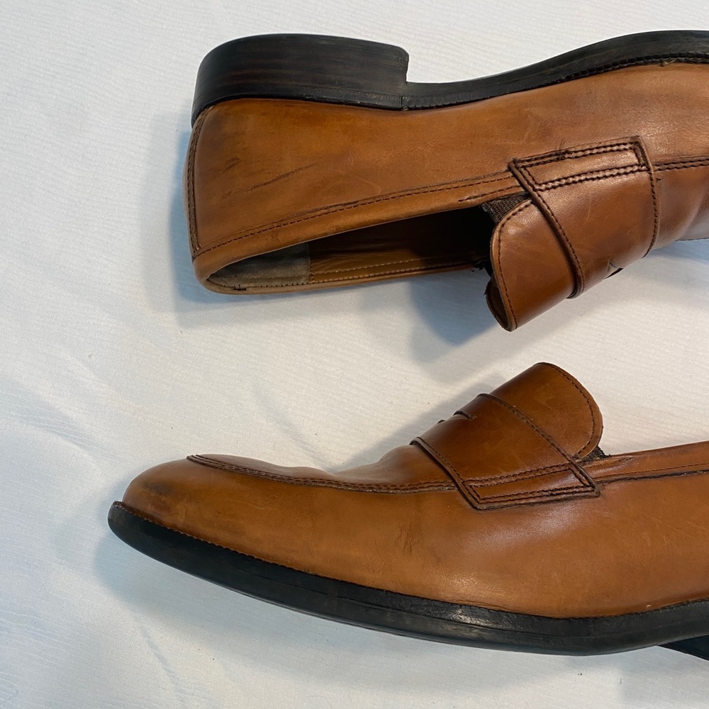 Johnston & Murphy Sheepskin Penny Loafers - Picture 6 of 16